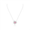 RichandRare-COLLECTOR-PINK SPINEL AND DIAMOND 'FLORAL' PENDENT NECKLACE